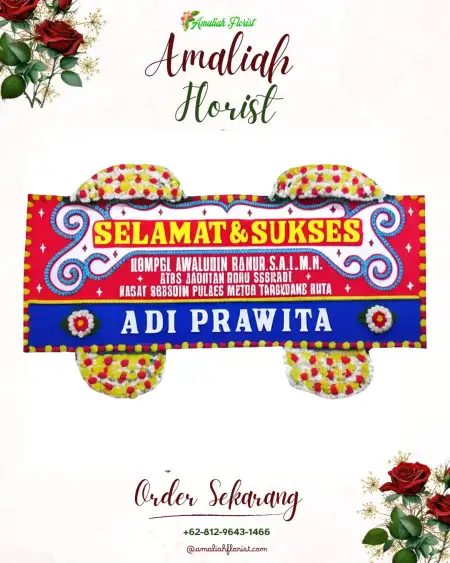 Papan Bunga Ucapan Selamat Banjarkulon